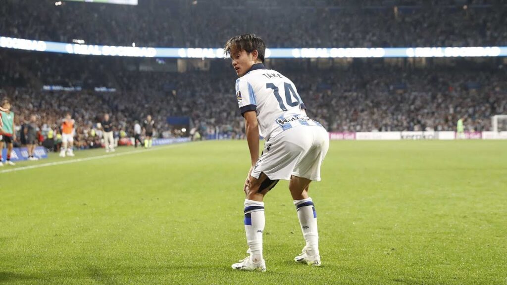 WATCH TAKEFUSA KUBO’S HILARIOUS CELEBRATION VS. BILBAO! (SOCIEDAD 3-0 BILBAO)