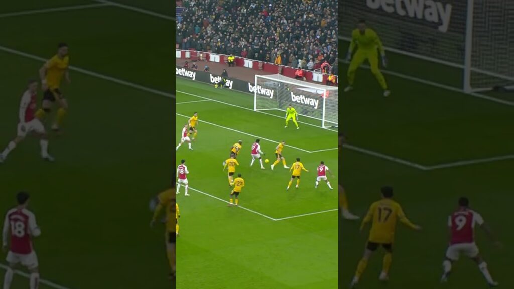 Saka strikes early against Wolves!