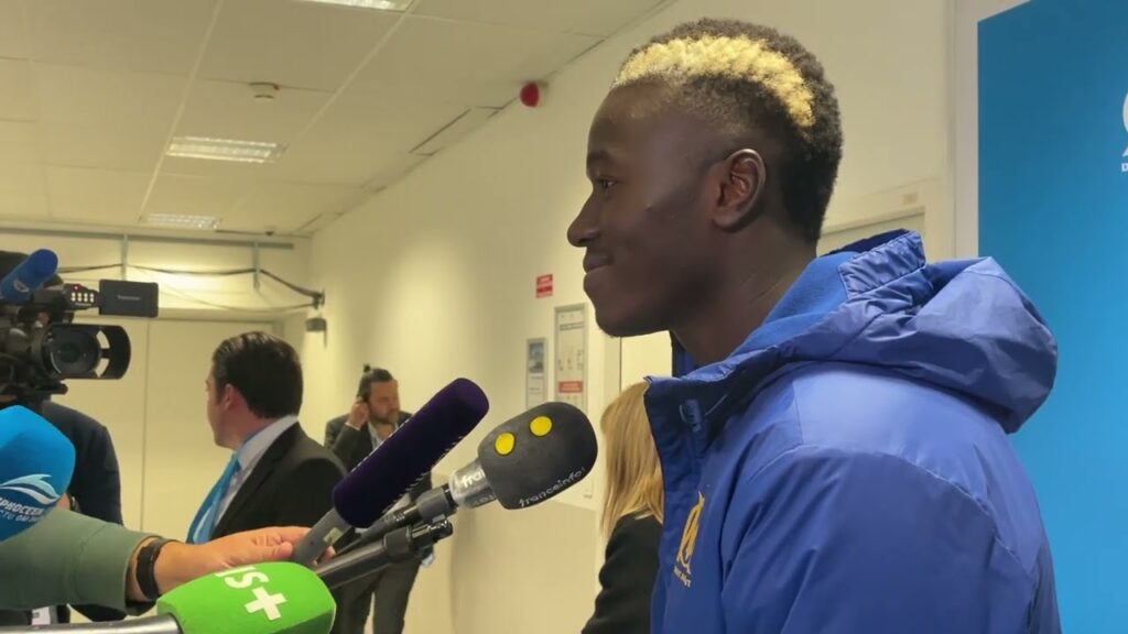 Le bonheur de Pape Gueye pour son grand retour sur les terrains #OMOL Le bonheur de Pape Gueye pour son grand retour sur les terrains #OMOL