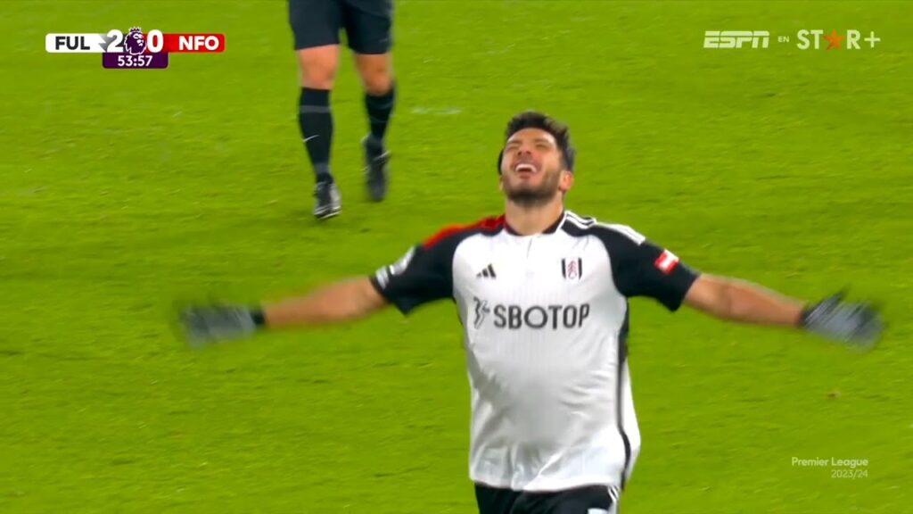 DOBLETE de RAUL JIMENEZ en el FULHAM ante NOTTINGHAM