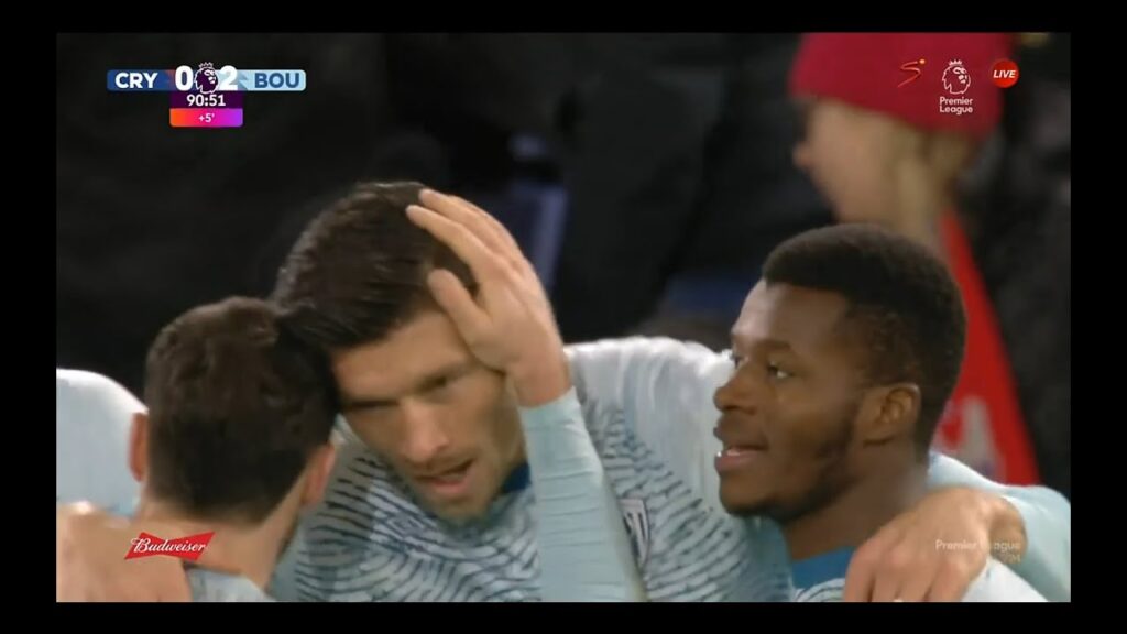 Kieffer Moore Goal Crystal Palace vs Bournemouth  | Premier League 23