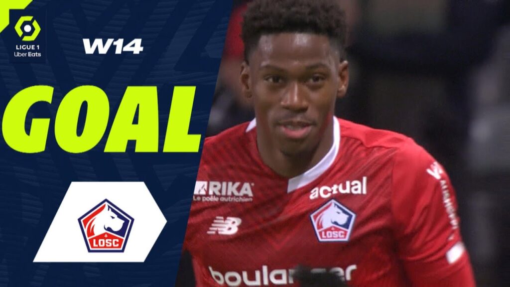 Goal Jonathan Christian DAVID (45' +6 pen - LOSC) LOSC LILLE - FC METZ (2-0) 23/24