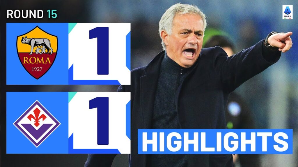 ROMA-FIORENTINA 1-1 | HIGHLIGHTS | 9-man Roma hold onto draw | Serie A 2023/24