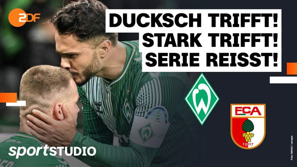SV Werder Bremen – FC Augsburg | Bundesliga, 14. Spieltag Saison 2023/24 | sportstudio