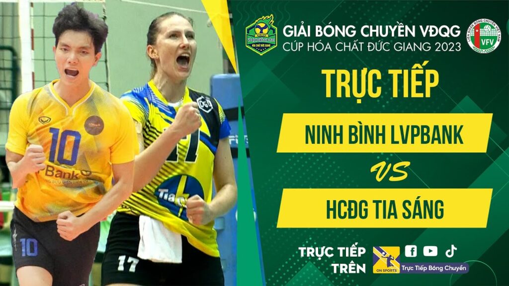 Chung kết Nữ | NINH BÌNH LVPBANK vs HCĐG TIA SÁNG | VCK giải bóng chuyền VĐQG 2023
