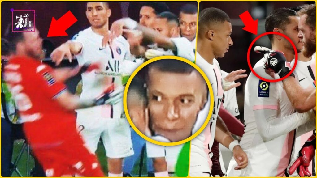 Neymar clash with Metz goalkeeper because of Kylian Mbappe after Crazy End to the game by Hakimi