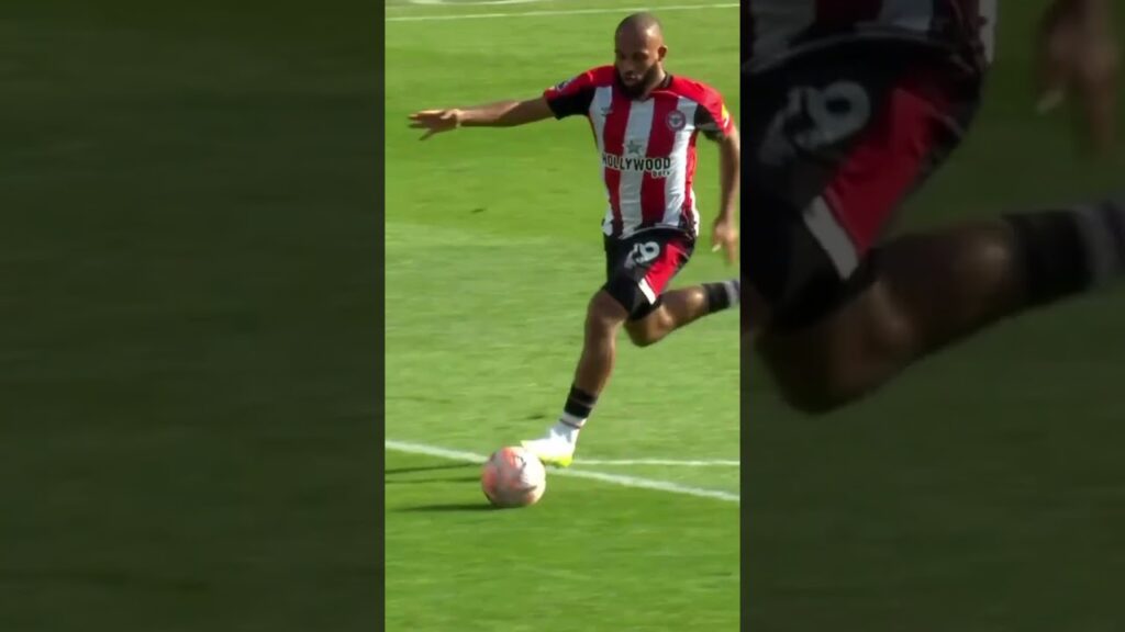 Football: Today's Scorer for  Brentford Bryan Mbeumo #shorts