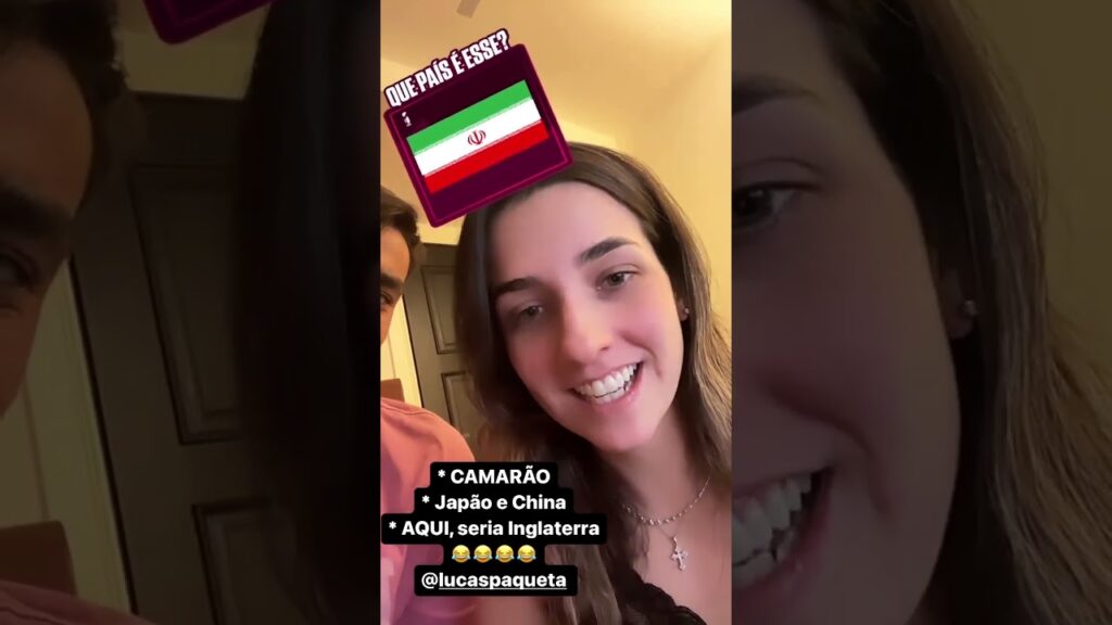 Lucas Paqueta's Girlfriend is Playing the country name game (via:dudafournier/IG) #shorts