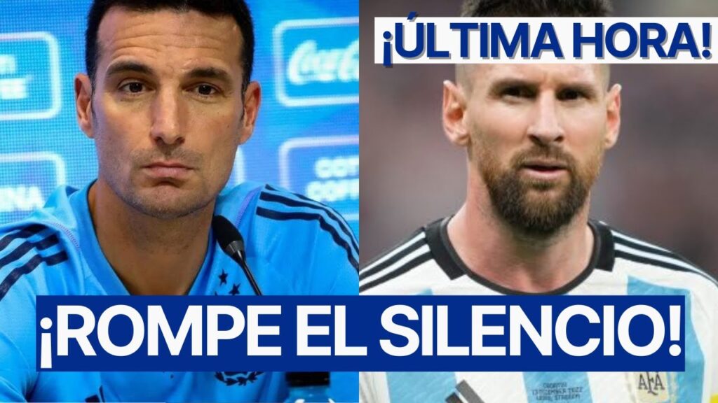 LIONEL SCALONI ROMPE EL SILENCIO y habla sobre RETIRO DE LIONEL MESSI DE LA SELECCIÓN DE ARGENTINA