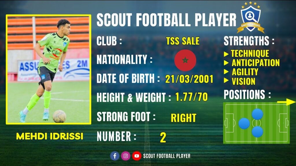 MEHDI IDRISSI 🔵 MIDFIELDER 🔵 TSS SALE 🔵 BEST OF 2023/22 HD