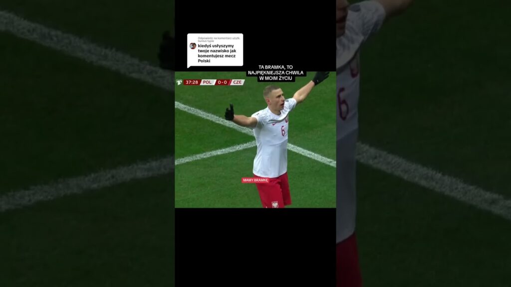 zrobiłem to - skomentowałem mecz polskiej reprezentacji, prosto ze stadionu! dziękuję Wam! #shorts