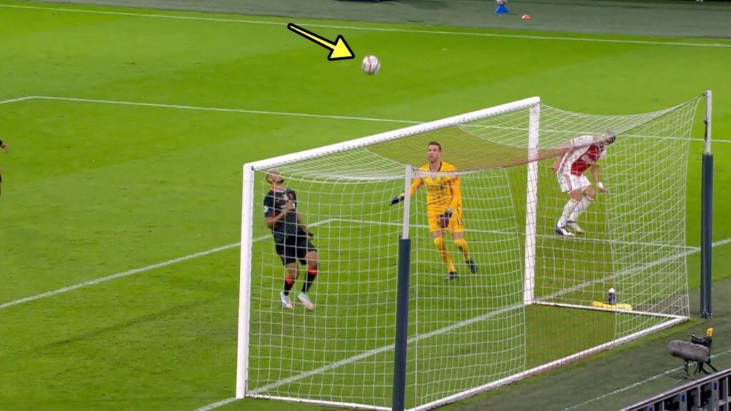 Fabinho Unbelievable Goal line Clearance vs Ajax