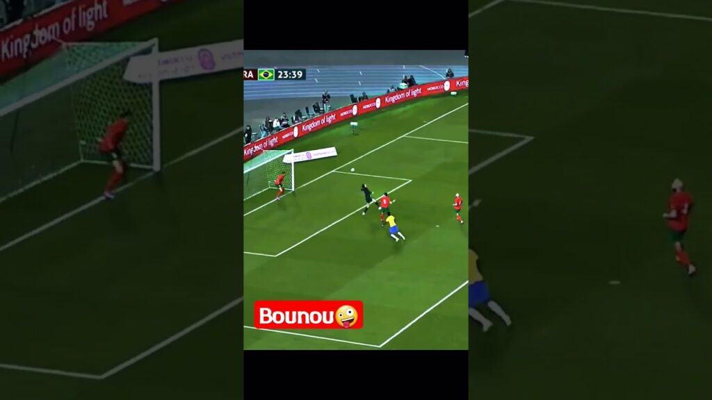 Yassine Bounou Vs Brésil #morocco #football #fyp #explore #shorts #brésil #funny