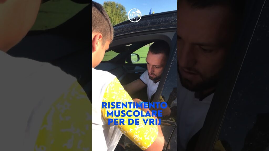RISENTIMENTO MUSCOLARE PER DE VRIJ #InterPerSempre