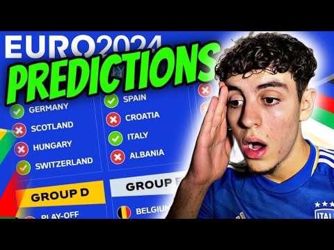 My EURO 2024 *EARLY* Predictions!