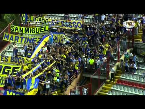 Boca 4 - Zamora 1 Gol Andrés Chávez / Copa Libertadores 2015