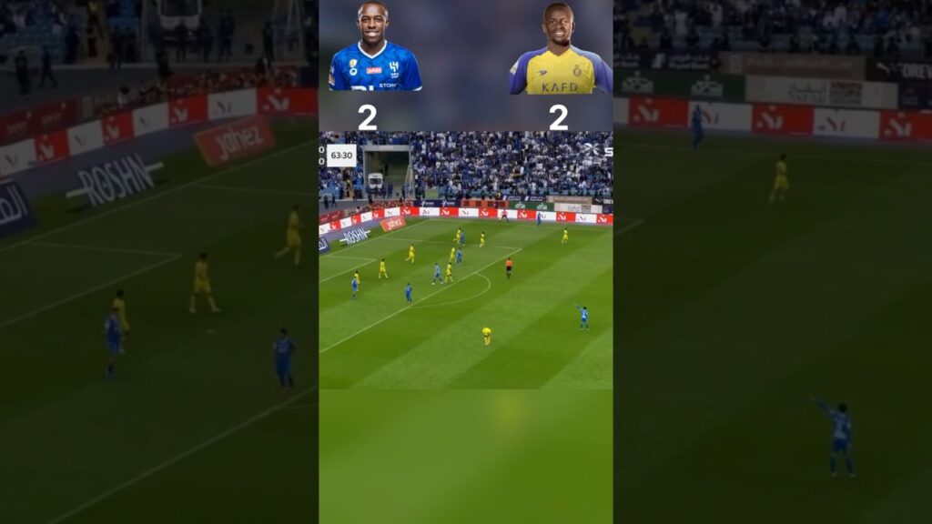 #مقارنة بين ساديو ماني_سعود عبد حميد#مباراة الهلال _ النصر #shorts