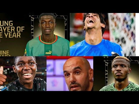 CAF AWARDS 2023:V.Osimen, Lamine Camara, Walid Regragui Oshoala ont été à l'honneur