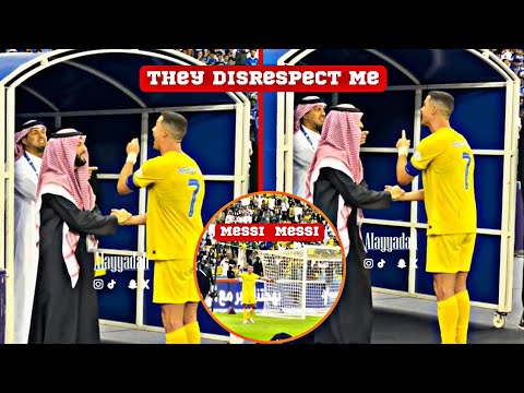 Al Hilal fans chant Messi's name for Ronaldo in the match