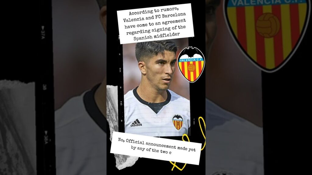 DONE DEAL: CARLOS SOLER TO BARCELONA | VALENCIA | LALIGA