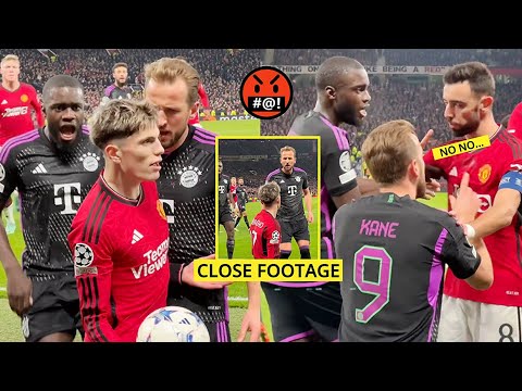 🤬Harry Kane vs Garnacho Fight During Man United vs Bayern Munich!