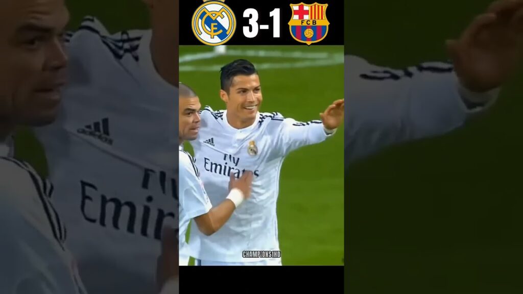 Real Madrid Destroyed Barcelona 7 1 Laliga 2030 Imaginary Match Highlights #shorts #football #fyp