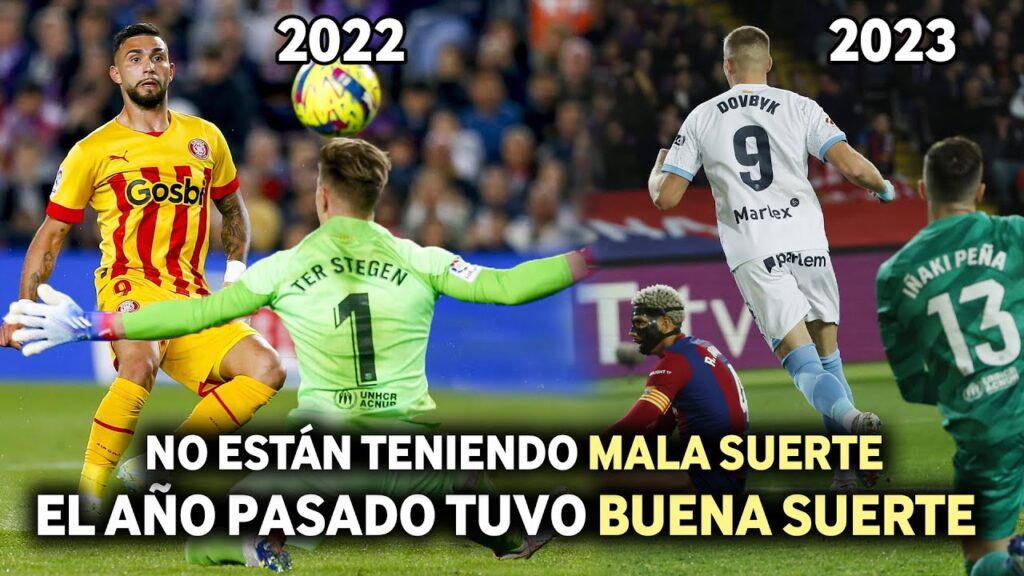 El Barca NO tiene MALA SUERTE, se han acostumbrado a que sus rivales FALLEN TODO