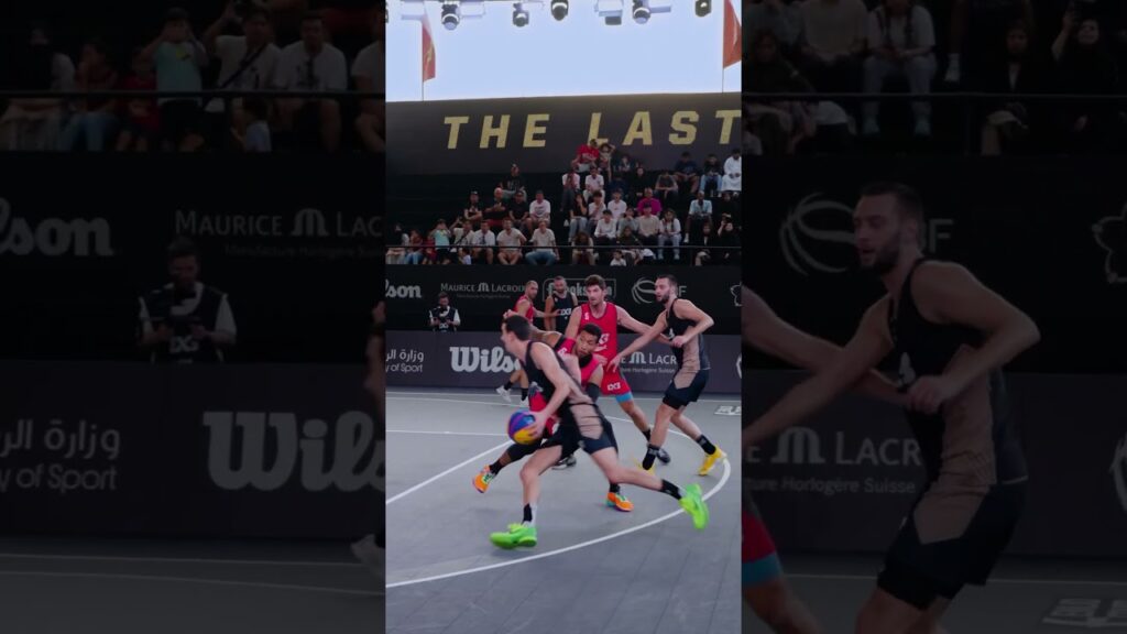 Strahinja only knows how to dunk REVERSE 😤#3x3WTJeddah #3x3WT #shorts