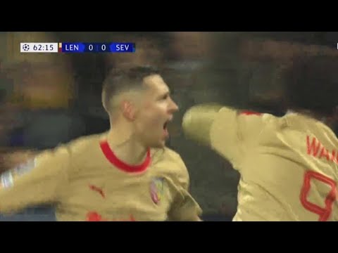 Przemyslaw Frankowski Goal, Lens vs Sevilla 2-1 | All Goals and Extended Highlights.