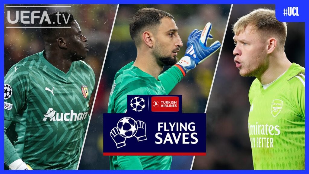 #UCL Great Saves Matchday 6 | Samba, Donnarumma, Ramsdale...