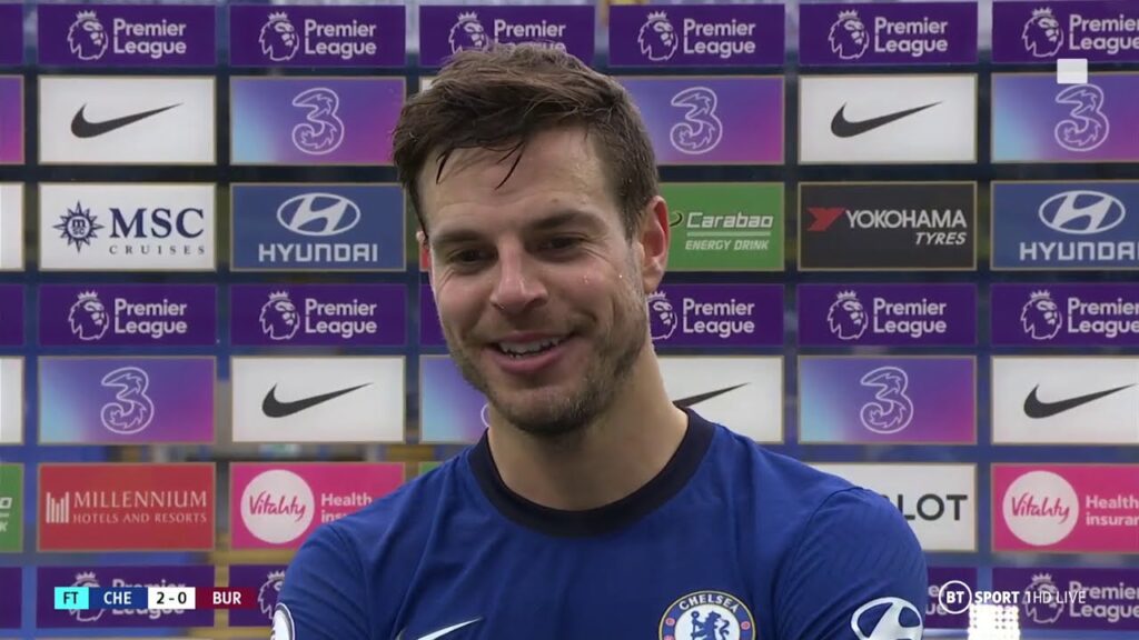 "We have to keep the competition, it's healthy" César Azpilicueta speaks after goal in Burnley win