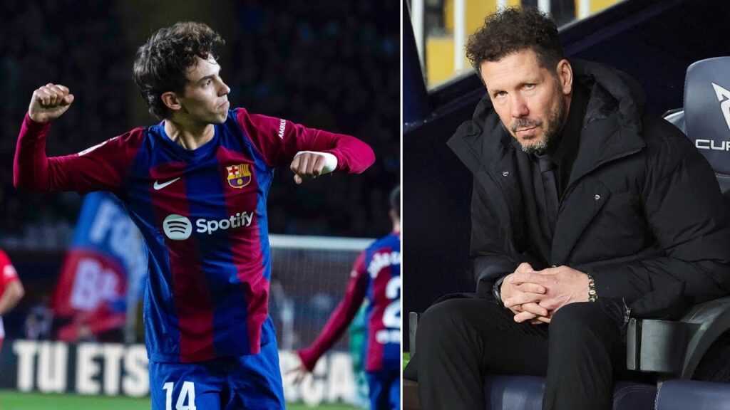 Joao Felix SPEAKS after scoring the winning goal for Barcelona vs Atletico Madrid!