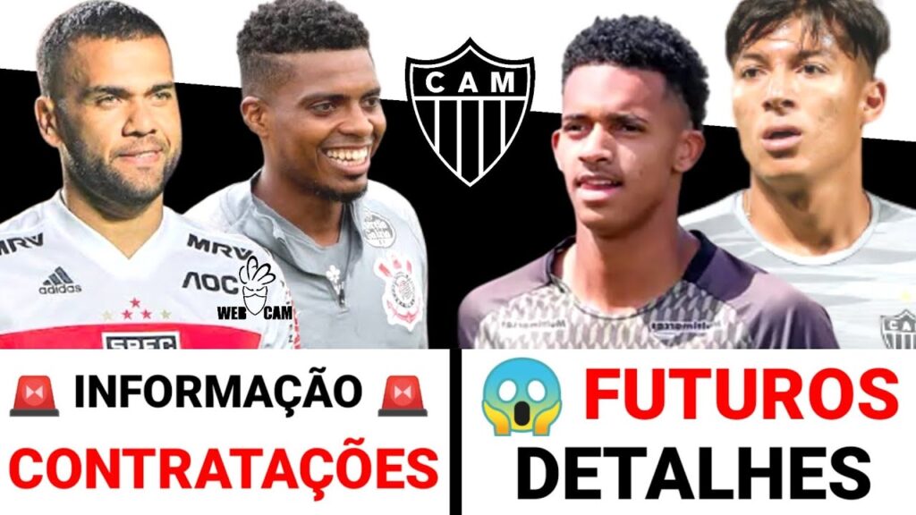 🔥DANI ALVES E JEMERSON | 🚨 ALAN FRANCO E BORRERO FUTURO