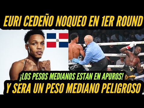 🇩🇴EURI CEDEÑO noqueo en 1er ROUND a 🇺🇸WILLIAM TOWNSEL de manera BRUTAL😱🔥highlights
