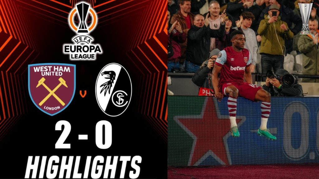 Mohammed Kudus Goal | West Ham vs Freiburg 2-0 Extended highlights | UEFA Europa League 2023/24 Mohammed Kudus Goal | West Ham vs Freiburg 2-0 Extended highlights | UEFA Europa League 2023/24
