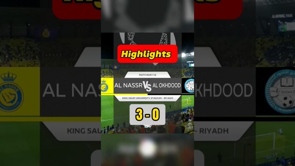 Cristiano Ronaldo membawa Al-Nassar Win Streak #football