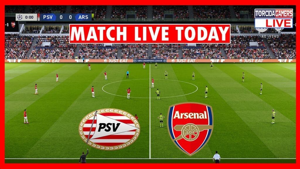 🔴PSV vs Arsenal LIVE 🔴 UEFA Champions League 2023/24 ⚽ Match Today