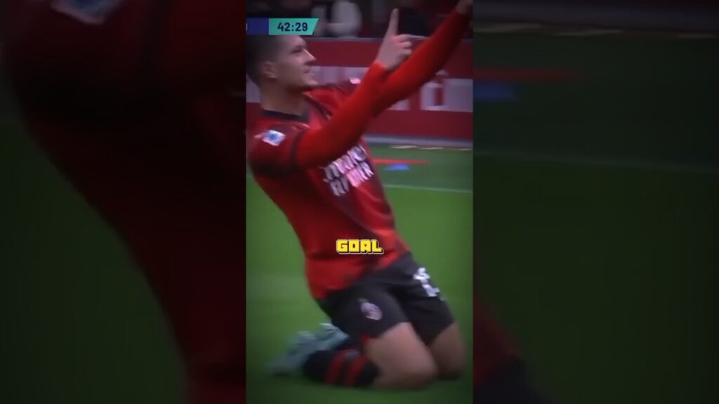 Luka Jovic First Goal For Milan #Shorts