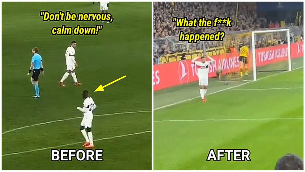 Mbappe motivated Kolo Muani for missing the target but after that Mbappe missed the open goal 🤷‍♂️😄