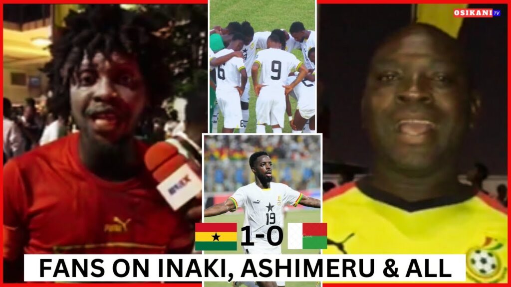 GHANAIAN FANS REACTS TO INAKI WILLIAMS GOAL…GHANA VS MADAGASCAR (1-0)…ASHIMERU, GIDEON & BLACK STARS