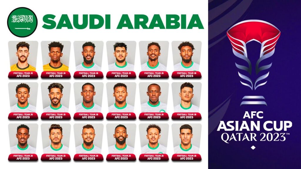 SAUDI ARABIA SQUAD AFC ASIAN CUP 2023 | AFC ASIAN CUP QATAR 2023