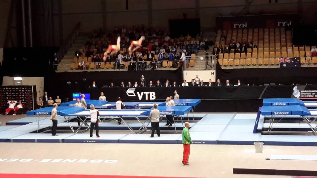 SCHMIDT Daniel,VOGEL Fabian GER compulsory Trampoline World Championships 2015