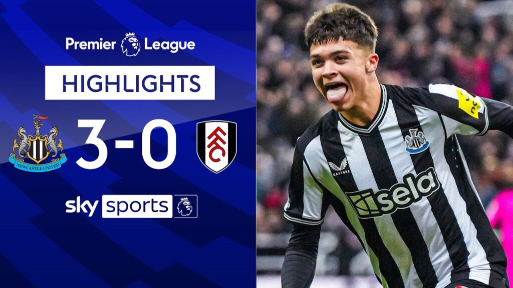 Miley grabs FIRST professional goal! 🌟 | Newcastle 3-0 Fulham | Premier League Highlights