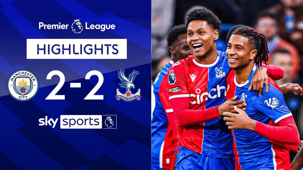 Olise 95th min equaliser from the spot! ⌚ | Man City 2-2 Crystal Palace | PL Highlights
