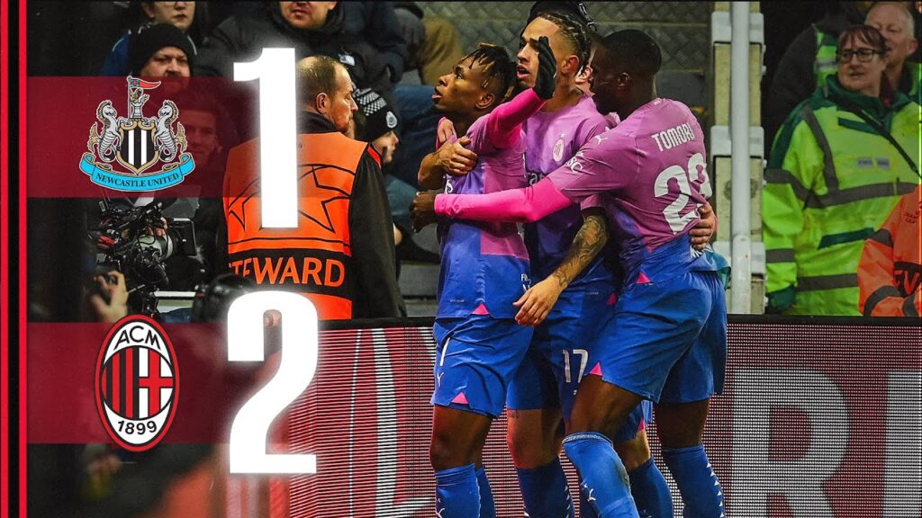 Pulisic - Chukwueze | Newcastle 1-2 AC Milan | #ChampionsLeague Highlights | Matchday 6