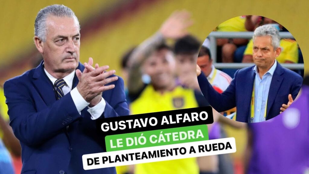 Gustavo Alfaro le dio cátedra de planteamiento a Rueda