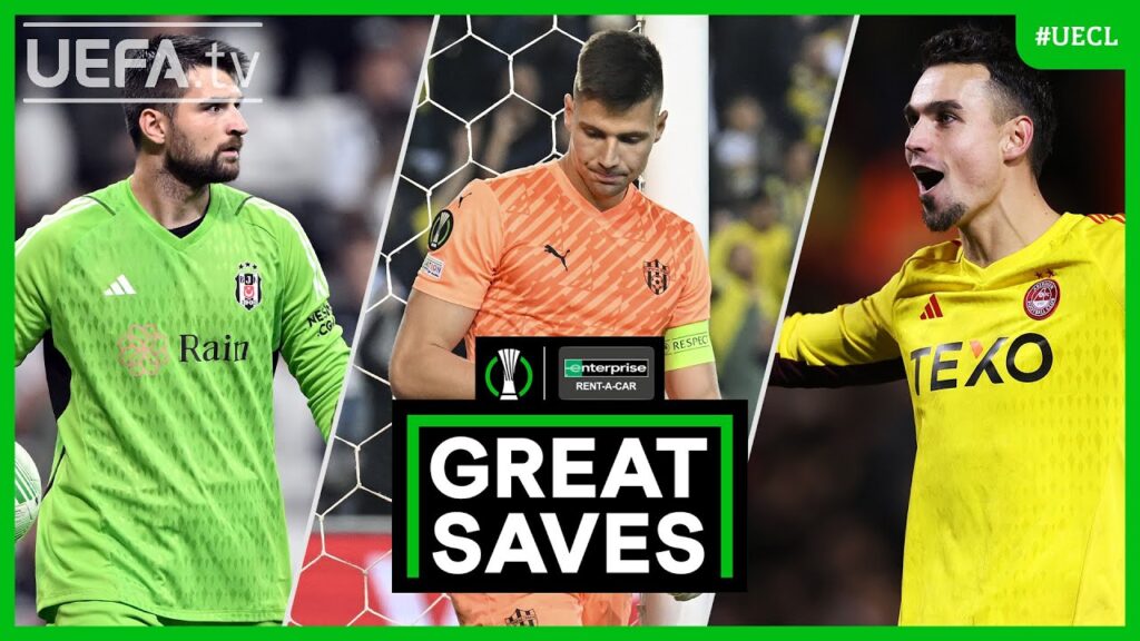 #UECL Great Saves Matchday 6 | Takáč, Roos, Destanoğlu...