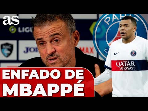 LUIS ENRIQUE saca pecho ante el enfado de MBAPPÉ en DORTMUND LUIS ENRIQUE saca pecho ante el enfado de MBAPPÉ en DORTMUND