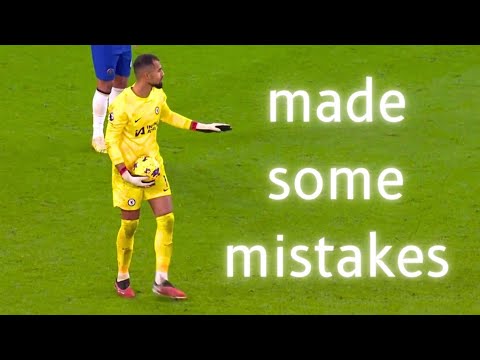 Robert Sanchez was busy against United