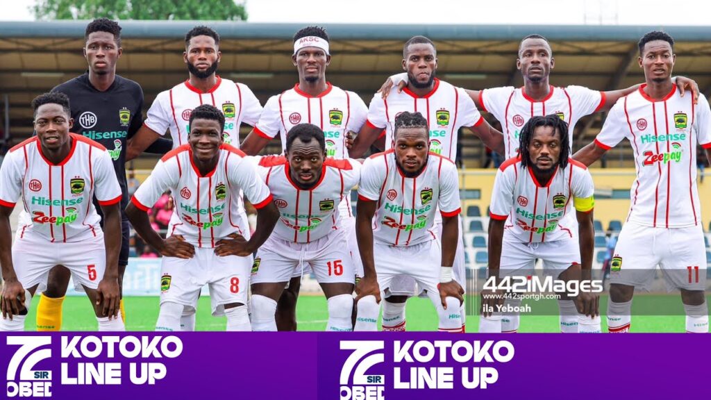 Asante Kotoko Confirmed lineup vs Olympics:No Danlad, Kalo & Zeze but Mfegue Returns;Nettey Starts